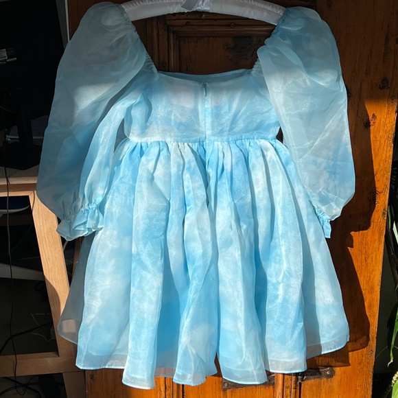 Head in the Clouds Puff Dress - Selkie - XS - Picture 3 of 4